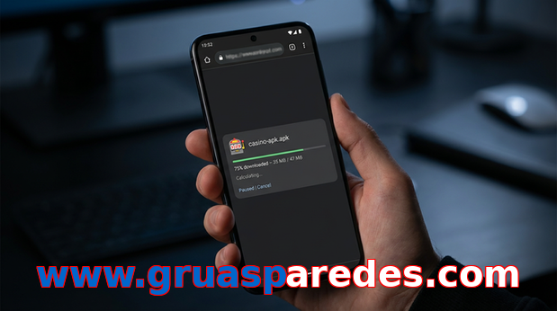 Main screen of Www.gruasparedes.com apk page for PK players